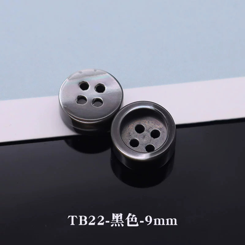 3366★  Natural shell buttons White shirt buttons High-end men's and women's knitted sweaters Cardigan shirts Round shell buttons Small