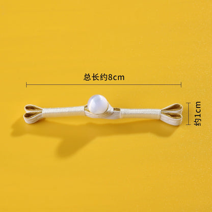 3498★ Botones de cheongsam Botones de estilo chino Hanfu estilo Tang Accesorios de ropa antiguos Botones superiores estilo retro Botones de disco de una palabra