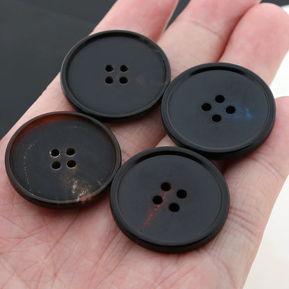 3419★  New, round men's and women's clothes decorative buttons trench coat sweater high-end pants button fashion versatile button