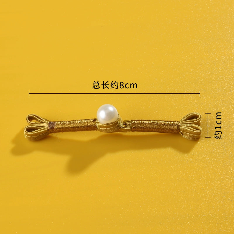 3498★ Botones de cheongsam Botones de estilo chino Hanfu estilo Tang Accesorios de ropa antiguos Botones superiores estilo retro Botones de disco de una palabra