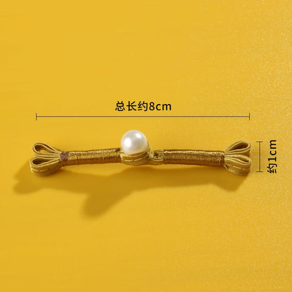 3498★ Botones de cheongsam Botones de estilo chino Hanfu estilo Tang Accesorios de ropa antiguos Botones superiores estilo retro Botones de disco de una palabra