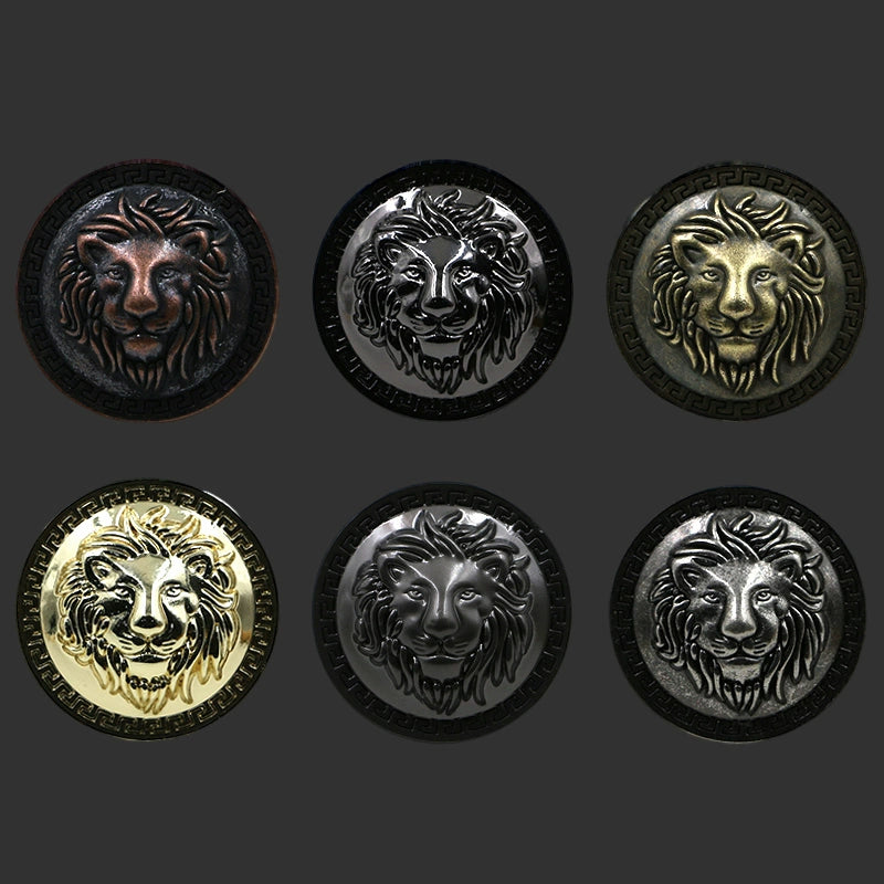 3437★ Botones metálicos retro británicos, botones de traje, botones decorativos para abrigos, chaquetas, gabardinas, accesorios de ropa, botones dorados