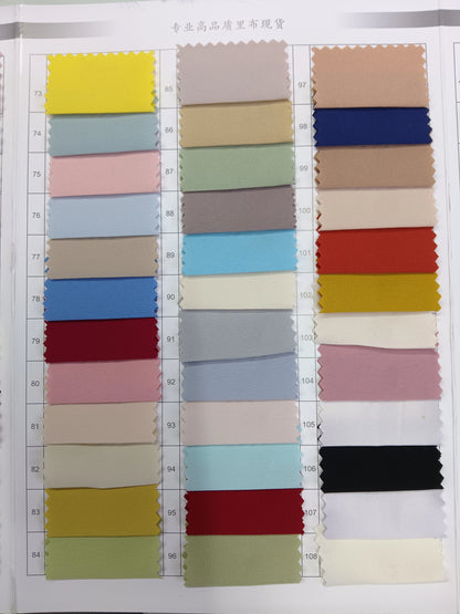 3892 Forro súper suave, antitransparente y antiluz, forro opaco, forro de falda elástico de cuatro lados 100d, forro de pantalón, bolsa, bolsa 8032