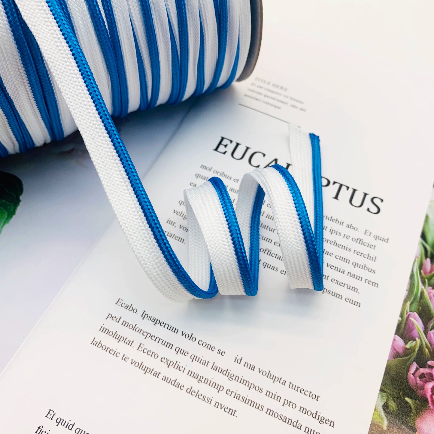 Cinta adhesiva de seda brillante de 1 cm, 41 colores, con borde incrustado, para decoración de hogar, textiles, accesorios de ropa, 3847