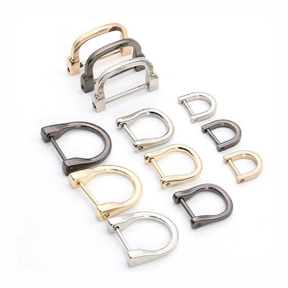 3518★ Botones para bolsos de mujer, accesorios para bolsos, tornillos, herrajes, hebillas metálicas DIY, tornillos, botones D, botones de ajuste, botones de herradura