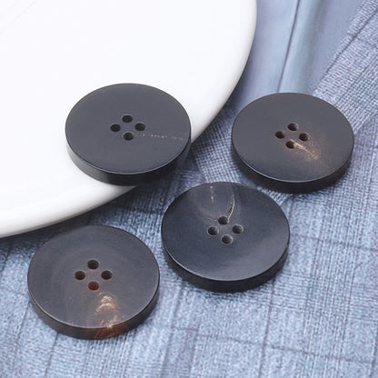 3461★  Real horn buttons round button top women's coat trench coat buttons men's clothes pants suit button accessories