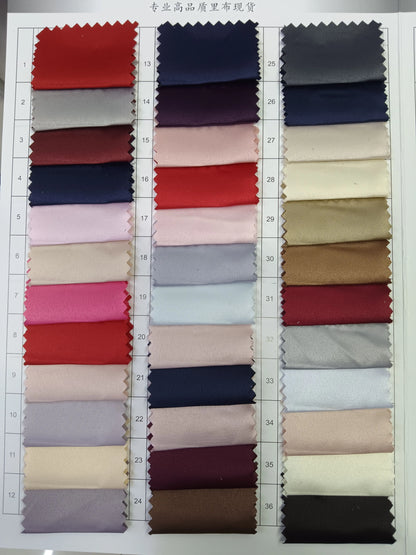 3893 satén satén forro brillante mate imitación seda Hanfu cheongsam tela estilo chino vestido de alta gama 8017