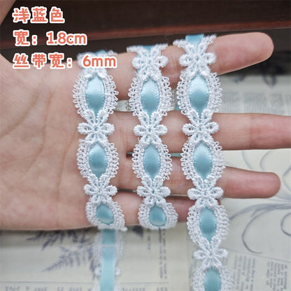 3550★ Ancho 1,8 cm Nueva cinta hueca de encaje DIY hecha a mano Lolita falda accesorios de decoración de ropa