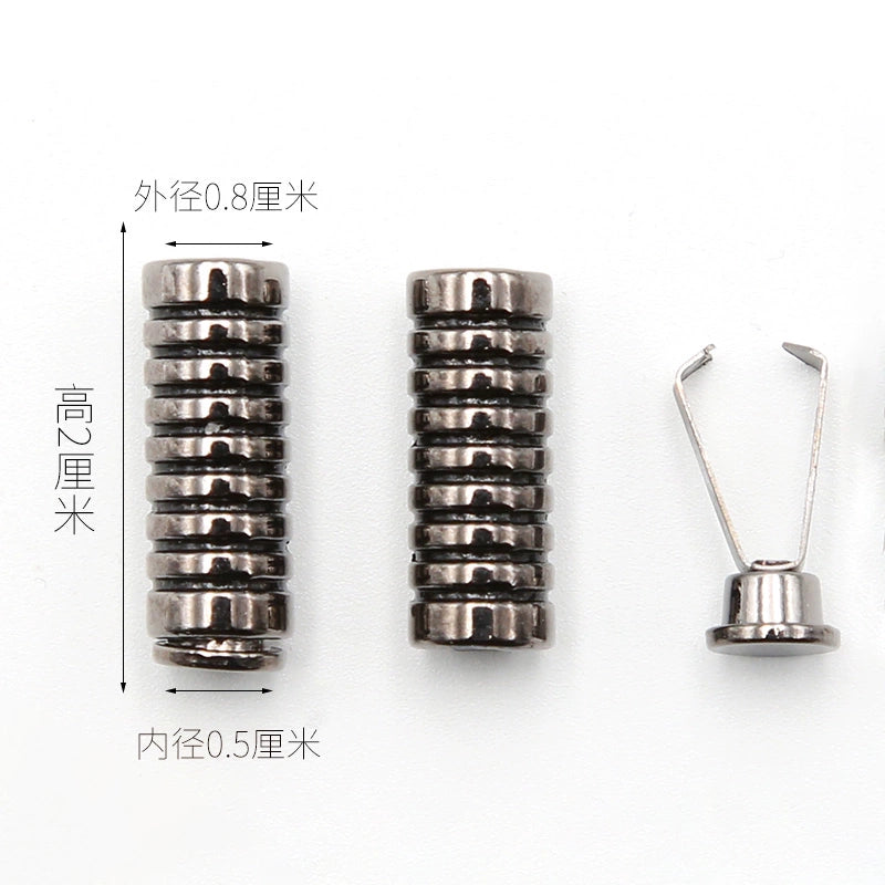 3546 Suéter Sombrero Cuerda Cabeza Botón Pantalones Cintura Cuerda Hebilla Metal Cabeza Ropa Cinturón Cuerda Tope Accesorios