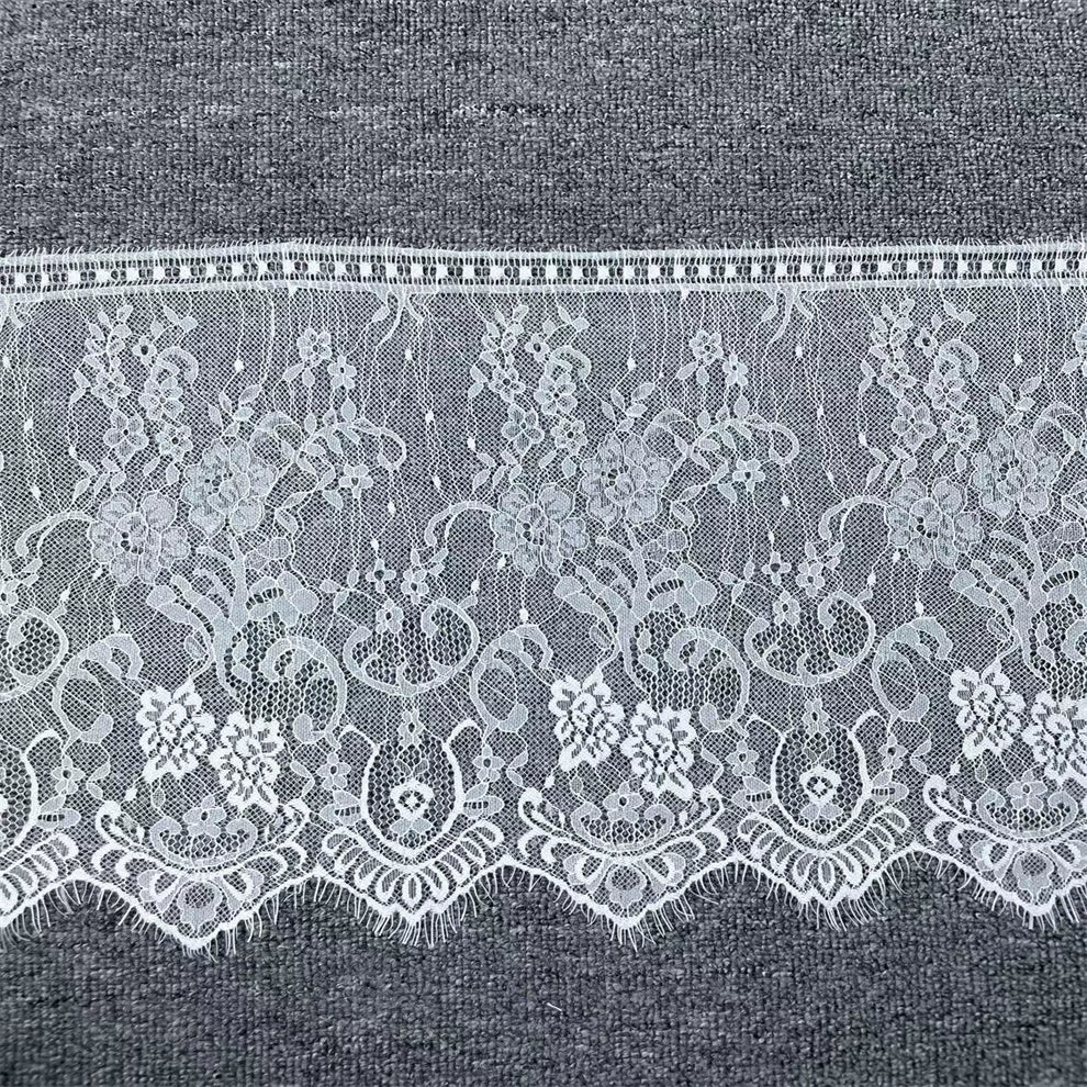 3749 ancho 35 cm, encaje de pestañas unilateral de alta calidad, vestido alargado empalme velo de novia accesorios de ropa