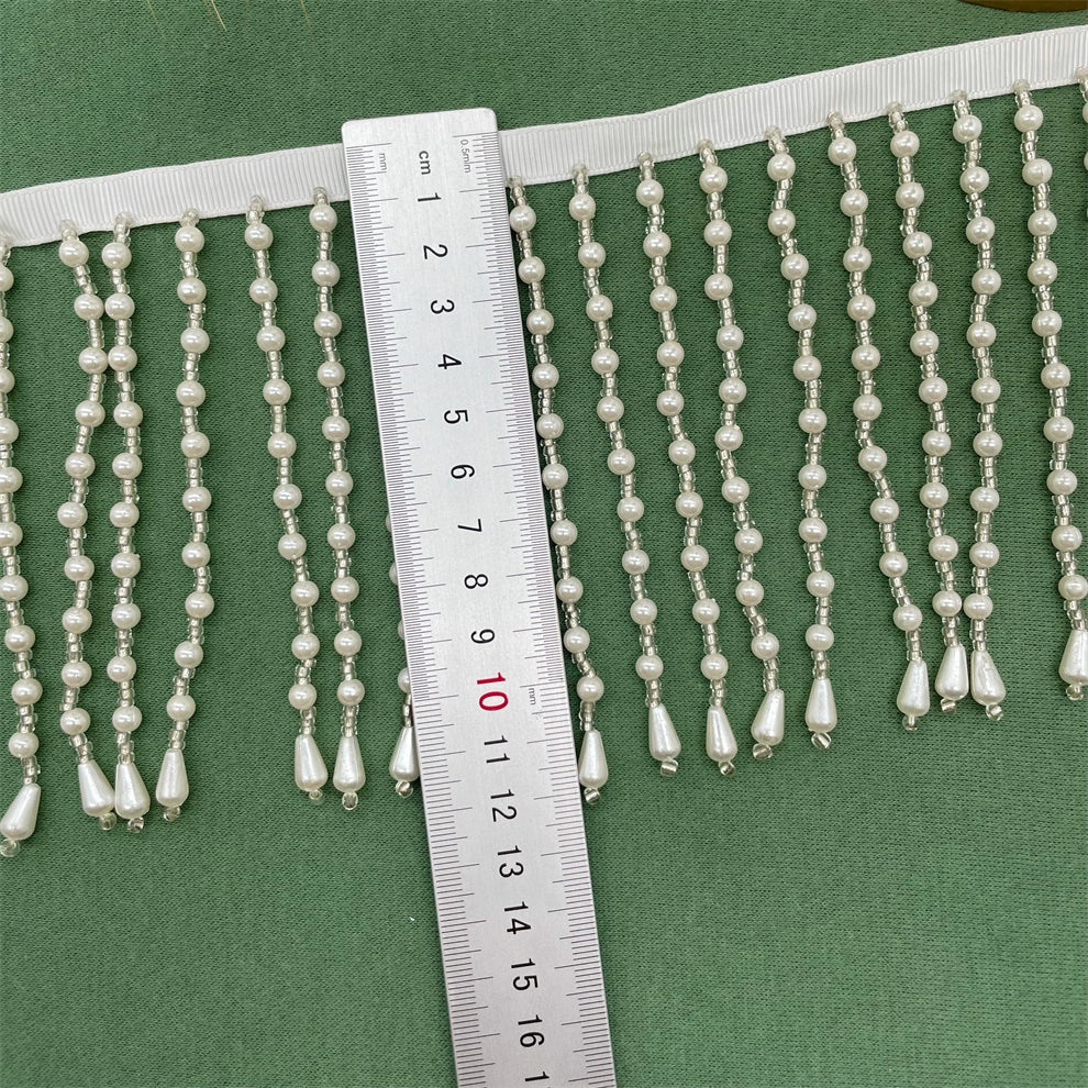 3730 11CM de largo, cuentas para uñas de industria pesada, accesorios de encaje, ropa, decoración de encaje, cuentas para uñas, encaje hecho a mano, cuentas colgantes de encaje