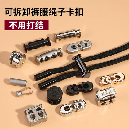 3540★ Cinturón de pantalones casuales gratis, cuerda, pantalones deportivos, hebilla de ajuste, hebilla de resorte fija, campana, pantalones, accesorios, artefacto