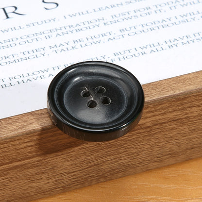 3463★ Botones de cuerno real para hombre, traje, chaqueta, pantalón, botones de alta gama, abrigo de cachemira para mujer, botones negros Daquan