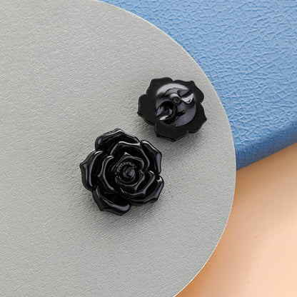 3356★  Coat button trench coat jacket suit trousers buttons casual clothes men's and women's versatile round black white buttons