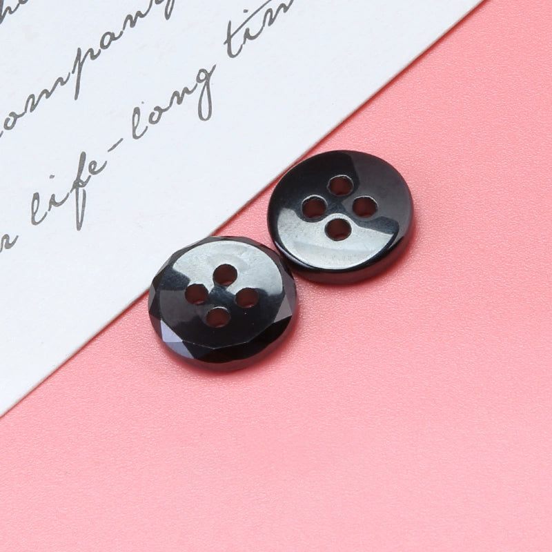 3382★  Round four-eye ceramic button men's and women's shirts knitted sweaters high-end small buttons children's clothes button versatile accessories