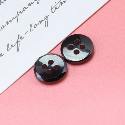 3382★  Round four-eye ceramic button men's and women's shirts knitted sweaters high-end small buttons children's clothes button versatile accessories