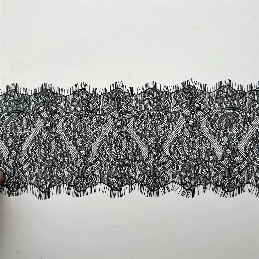 3758 Ancho 15CM Encaje de pestañas de alta calidad DIY Ropa Vestido de novia Ropa de cama Material de empalme decorativo
