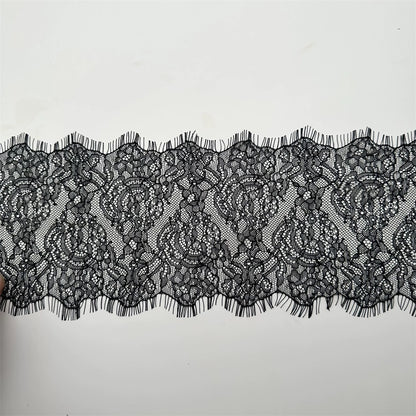 3758 Ancho 15CM Encaje de pestañas de alta calidad DIY Ropa Vestido de novia Ropa de cama Material de empalme decorativo