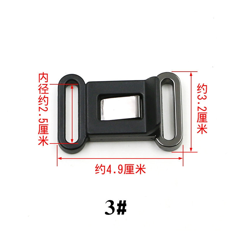 3526★ Hebilla de mochila con cierre de equipaje Hebilla de ajuste de bolsa Hebilla de herraje de metal Hebilla de accesorios para bolsa de cintura Hebilla de mochila
