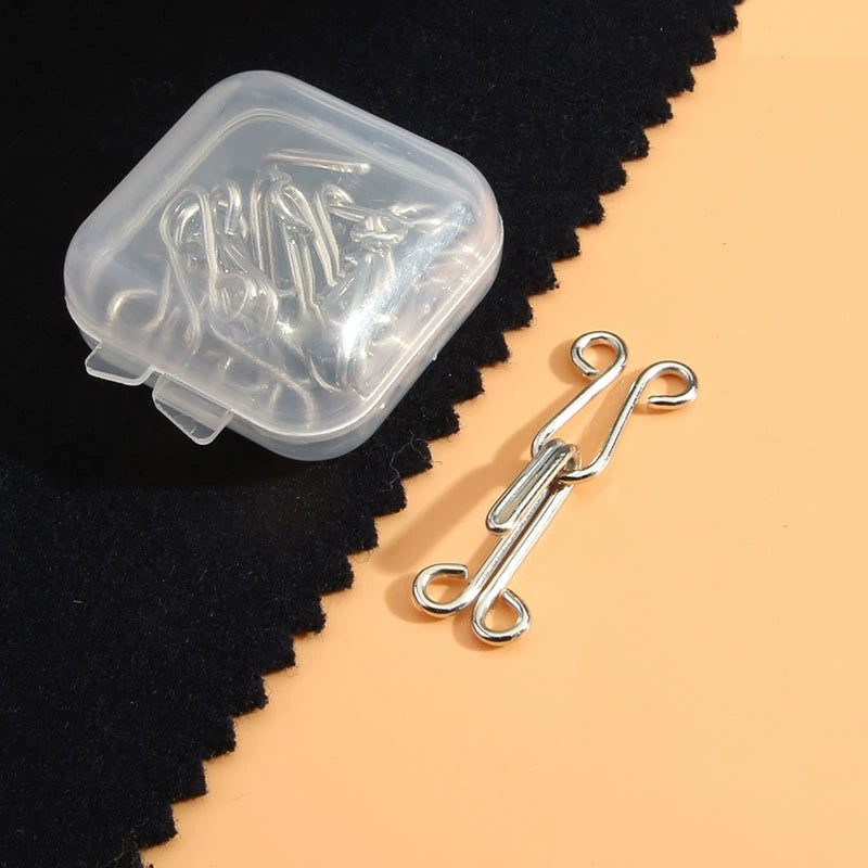 3512★ Botón de disciplina de ropa interior invisible de metal, botón oculto, hebilla de gancho, hebilla anti-luz de alta gama, hebilla de gancho, par pequeño de botones