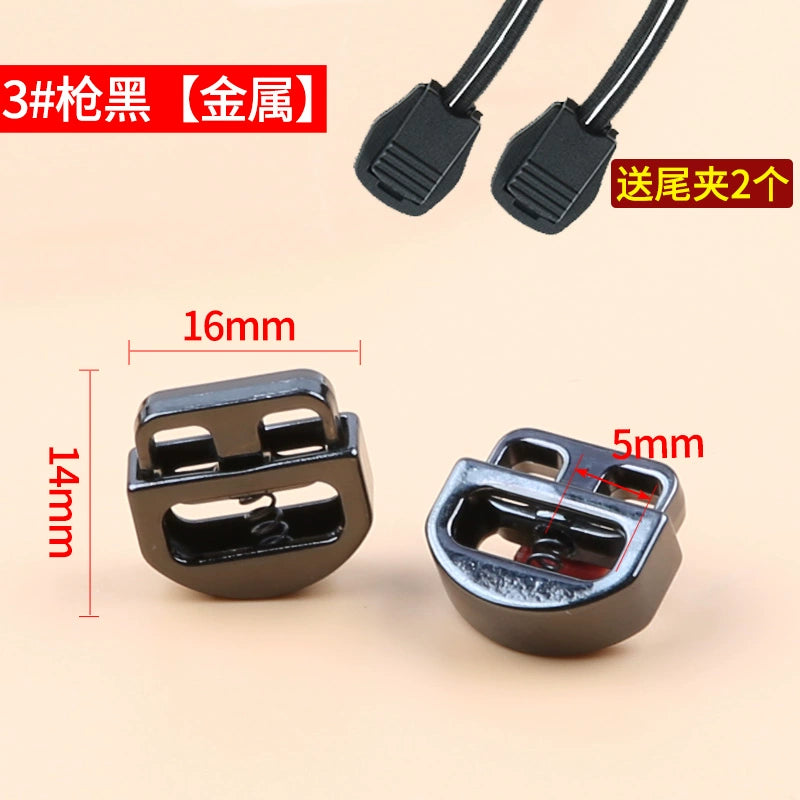 3535★ Botón de hebilla de resorte de metal para pantalones, hebilla de ajuste de banda elástica, cuerda de tope, botón de nariz de cerdo, botón de cierre de pie para pantalones de suéter