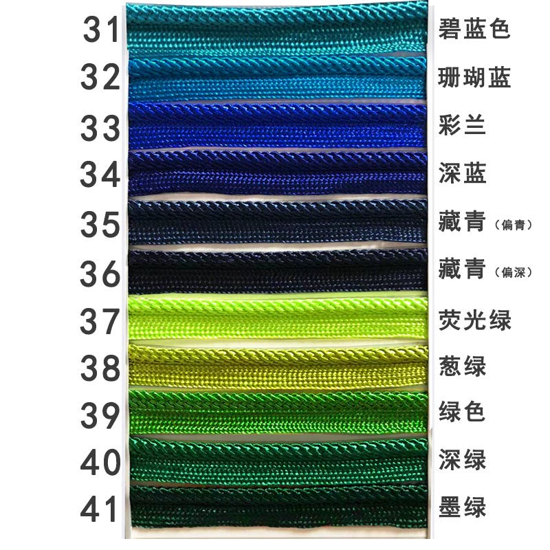 3844 41 colores en stock 1 cm de color tejido cinta maestra para niños tira de brotes accesorios ropa cuerda con incrustaciones tira con incrustaciones cuerda de ribete textil para el hogar