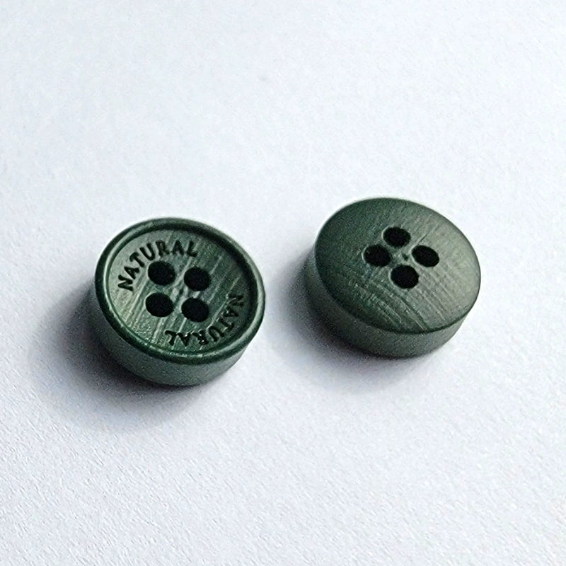 3396★  Natural lettering wood buttons wood buttons two-eye buttons shirt shirt cardigan buttons men's and women's handmade accessories