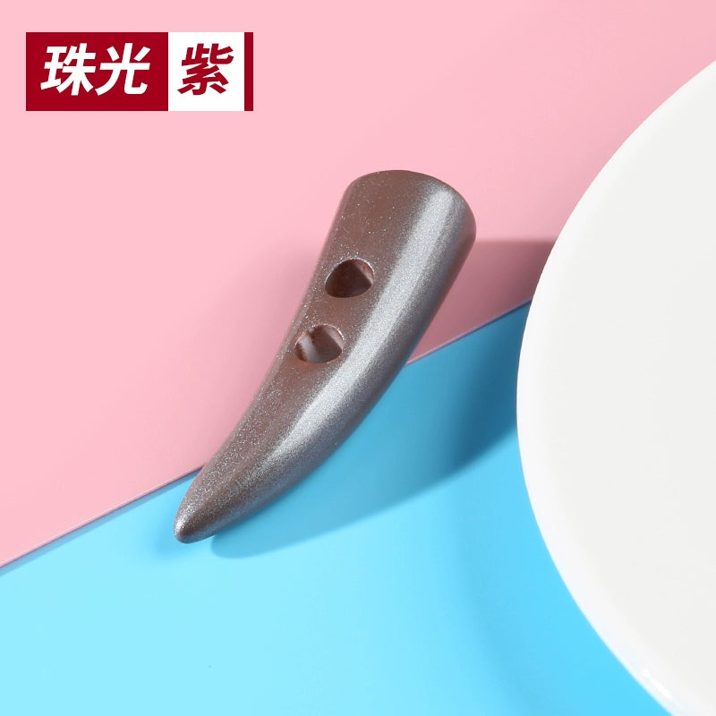 3275★  Pearlescent resin horns, horns, tips, buttons, coat, cashmere wool jacket, buttons, sweater, high-end clothes buttons