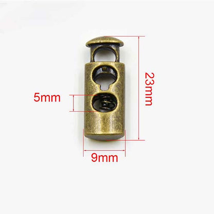 3547★ Hebilla de resorte de metal para chaqueta, cuerda elástica, hebilla de ajuste de banda elástica, hebilla de nariz de cerdo, hebilla de cuerda fija, hebilla de ajuste, botón de cordón