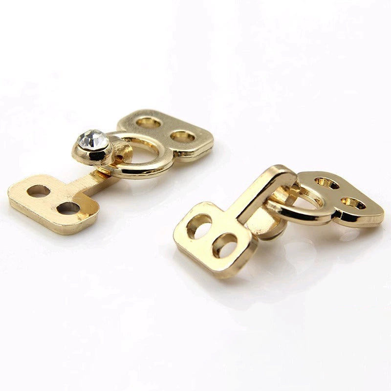 3511★ Hebilla estilo abrigo de visón, gancho para gabardina, hebilla de piel, hebilla para chaqueta, botón para suéter, botón invisible, gancho metálico para cuello