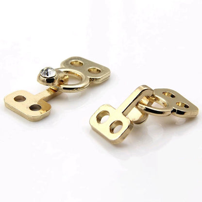 3511★ Hebilla estilo abrigo de visón, gancho para gabardina, hebilla de piel, hebilla para chaqueta, botón para suéter, botón invisible, gancho metálico para cuello