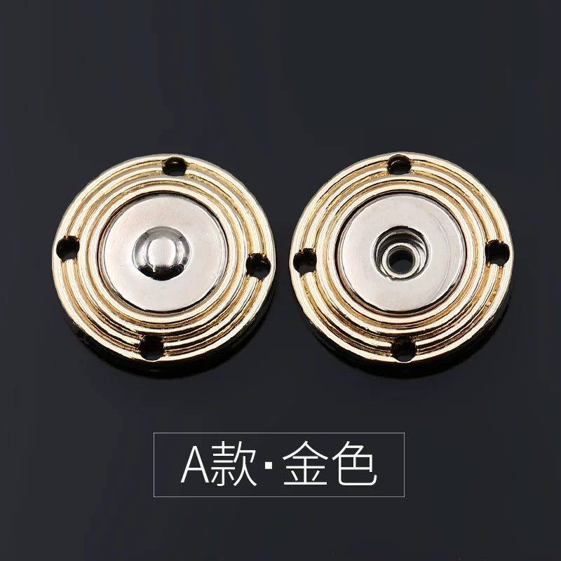 3476★ Abrigo con botón oculto y botón a presión redondo para mujer, gabardina con botones de lana de visón y cachemira, botones de lana para niño y madre