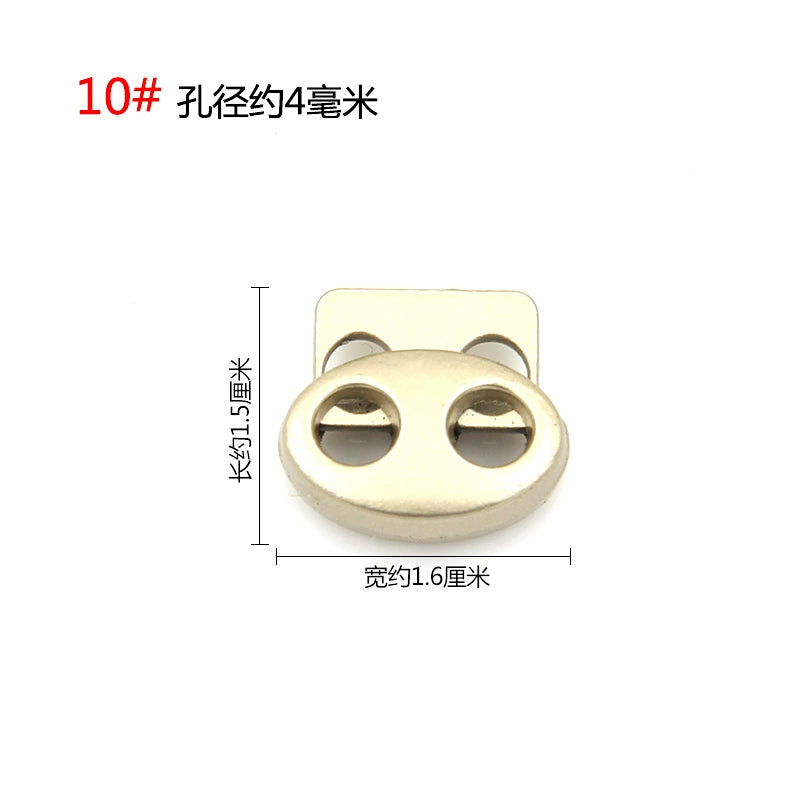 3542★ Hebilla de ajuste de campana de metal, hebilla de resorte de contracción de carga de suéter, hebilla de ajuste elástico, hebilla de cuerda, hebilla de cuerda, hebilla de nariz de cerdo