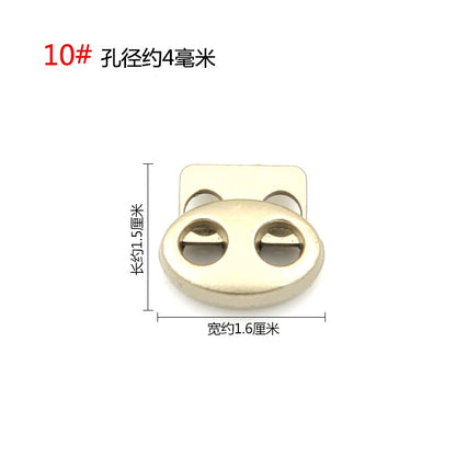 3542★ Hebilla de ajuste de campana de metal, hebilla de resorte de contracción de carga de suéter, hebilla de ajuste elástico, hebilla de cuerda, hebilla de cuerda, hebilla de nariz de cerdo