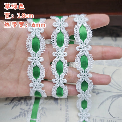 3550★ Ancho 1,8 cm Nueva cinta hueca de encaje DIY hecha a mano Lolita falda accesorios de decoración de ropa
