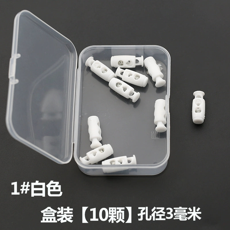 3534★ Nueva hebilla de ajuste de campana colgante de plástico, hebilla de resorte, hebilla de ajuste elástico, hebilla de cuerda, hebilla de cuerda pasante, hebilla de nariz de cerdo, chaqueta de plumas