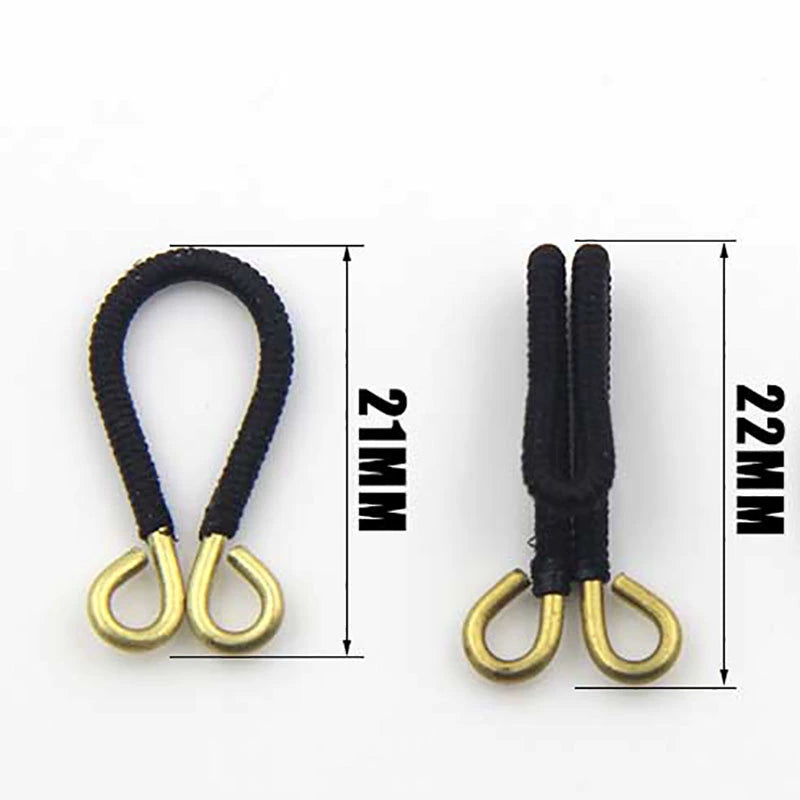 3513★ Accesorios de ropa, par de ganchos para abrigos, tela revestida de latón, botón de estilo, botón de gancho oscuro, botón de gancho manual, botón de ajuste invisible