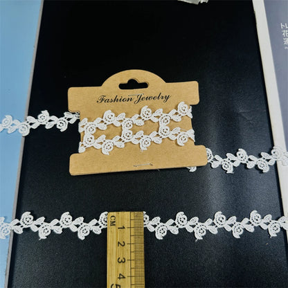 3668 Delicado bordado de poliéster, encaje soluble en agua, accesorios de encaje, bricolaje, ropa, collar, clavícula, cadena, tocado, correa de hombro, material