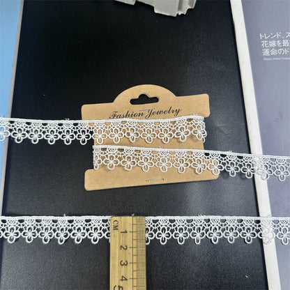 3668 Delicado bordado de poliéster, encaje soluble en agua, accesorios de encaje, bricolaje, ropa, collar, clavícula, cadena, tocado, correa de hombro, material