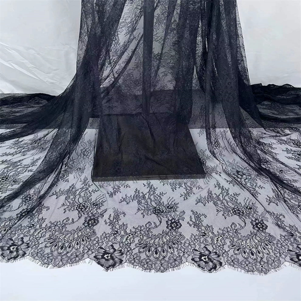 3748 Precio de tres metros de ancho 1,5 metros de encaje accesorios de encaje, ropa de bricolaje hecha a mano cortinas de boda telas de decoración de boda