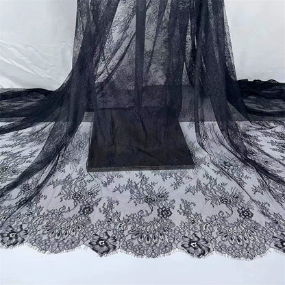 3748 Precio de tres metros de ancho 1,5 metros de encaje accesorios de encaje, ropa de bricolaje hecha a mano cortinas de boda telas de decoración de boda