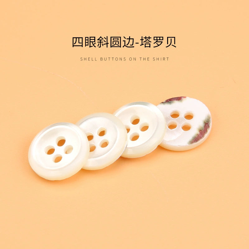 3310★  White shell buttons versatile exquisite high-end shirt POLO shirt buttons small buttons for men's and women's shirts and clothes
