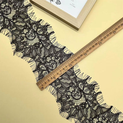 3778 Exquisita exportación de pestañas, encaje de barba, bricolaje, diseño hecho a mano, ropa, falda, dobladillo, accesorios, ancho 13 CM