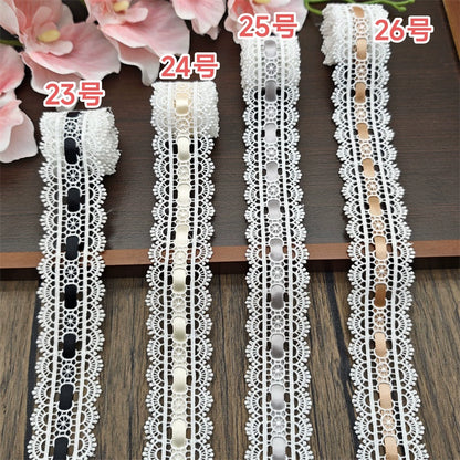 3554★ ancho 3,5 cm con cinta de encaje soluble en agua accesorios de encaje hechos a mano DIY Lolita ropa de bebé accesorios para el cabello accesorios de ropa