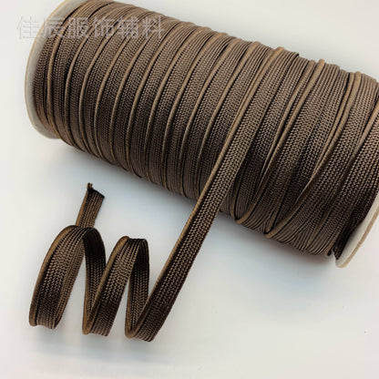 3849 Spot 39 colores 1 cm borde fino cinta maestra de seda brillante tira de brotes ribete cuerda borde incrustado tira cincha accesorios de ropa