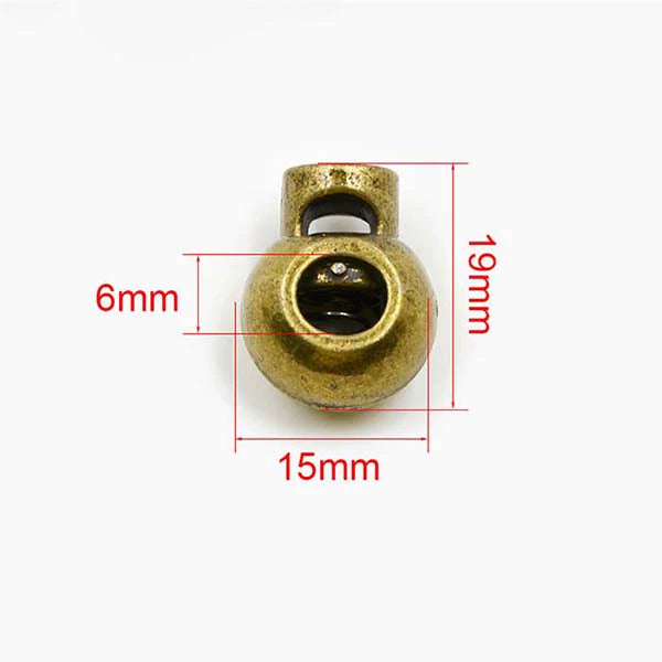 3547★ Hebilla de resorte de metal para chaqueta, cuerda elástica, hebilla de ajuste de banda elástica, hebilla de nariz de cerdo, hebilla de cuerda fija, hebilla de ajuste, botón de cordón