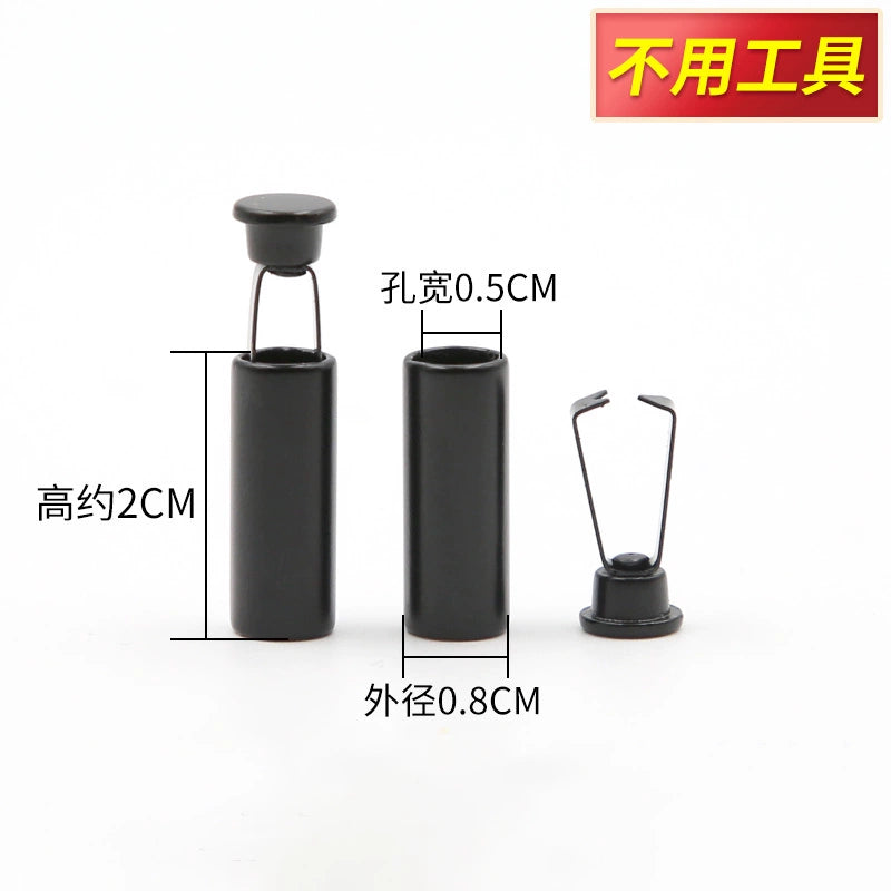 3538★ Accesorios de cuerda Suéter de cabeza de metal Sombrero Correa de cordón Hebilla de cabeza de cuerda Botón Ropa Cintura Hebilla de cuerda