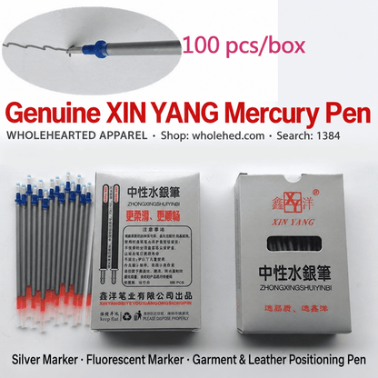 1384★ Silver Ink Marking Pen for Garment Fabrics and Leather, Positioning and Line Drawing