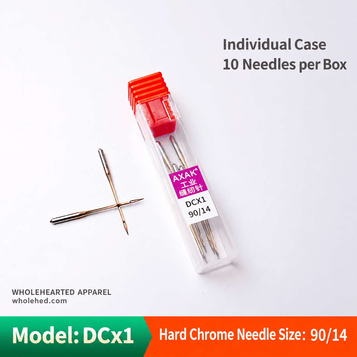 1689★ AXAK Hard Chrome Sewing Machine Needles, DBx1 for Lockstitch and DCx1 for Overlock Machines.