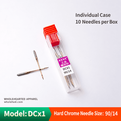 1689★ AXAK Hard Chrome Sewing Machine Needles, DBx1 for Lockstitch and DCx1 for Overlock Machines.